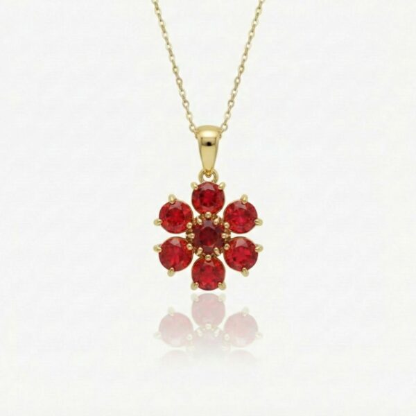 Eos pomegranate blossom pendant
